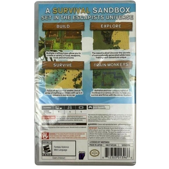 The Survivalists for Nintendo Switch Video Game Crafting Food Tools Structures - Picture 4 of 6